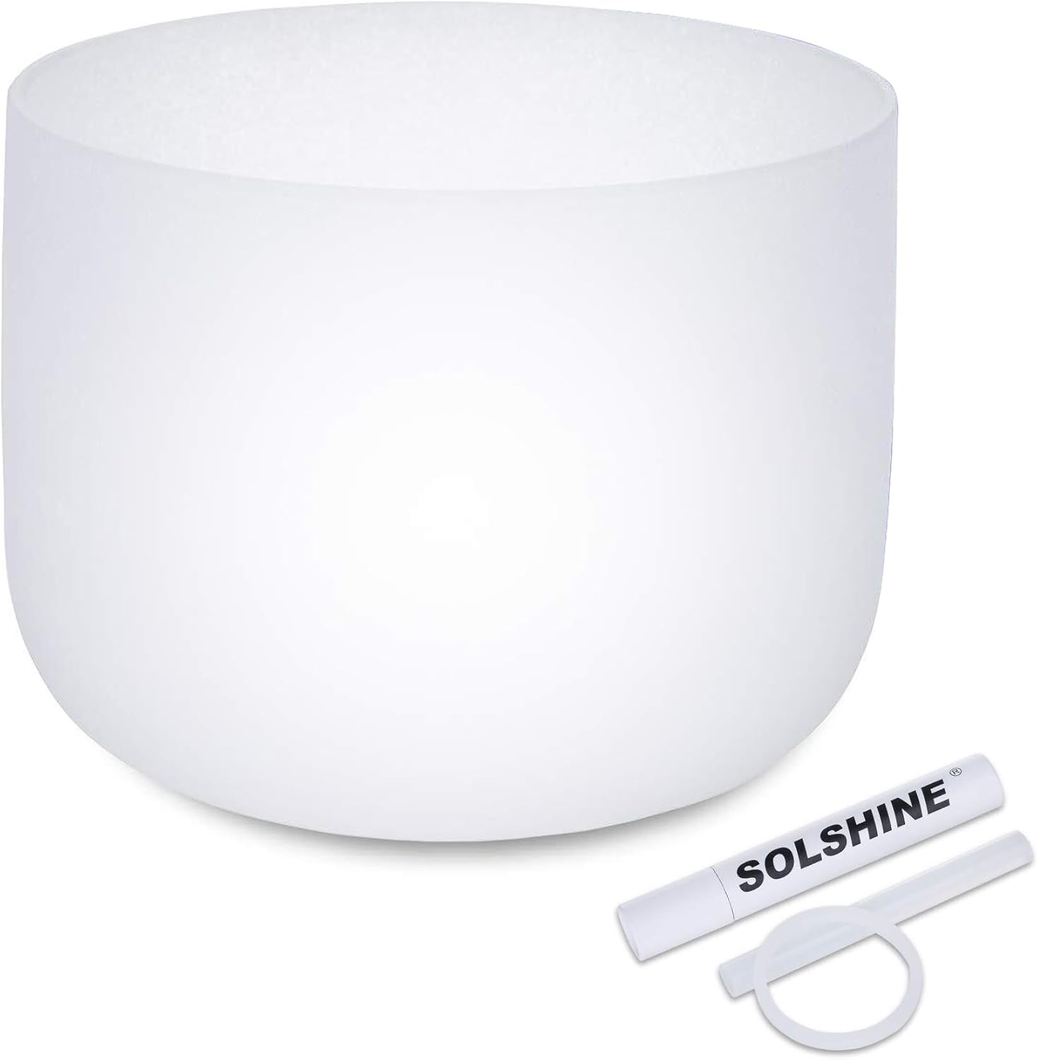 SOLSHINE Crystal Singing Bowl B Note 440HZ for Healing and Meditation