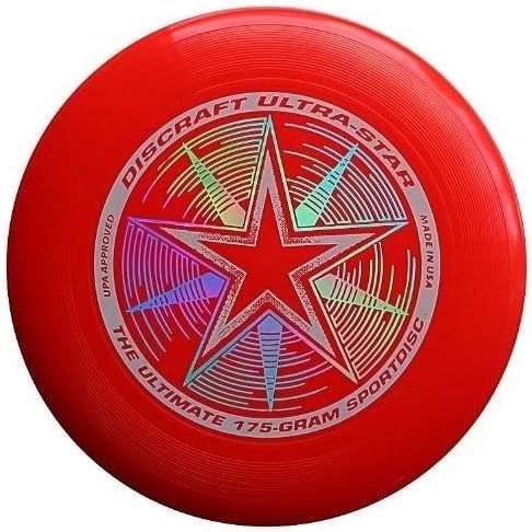 Discraft 175g Championship Ultimate Frisbee - Bright Red