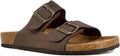Nautica Men's Sandals Casual Slides with Adjustable Buckles - Cork