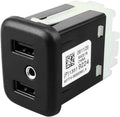Dual USB Port Interface AUX Jack Fit for Chevy Buick Cadillac