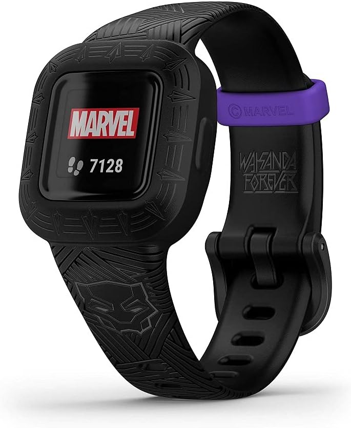 Marvel Black Panther Kids Fitness Tracker by Garmin