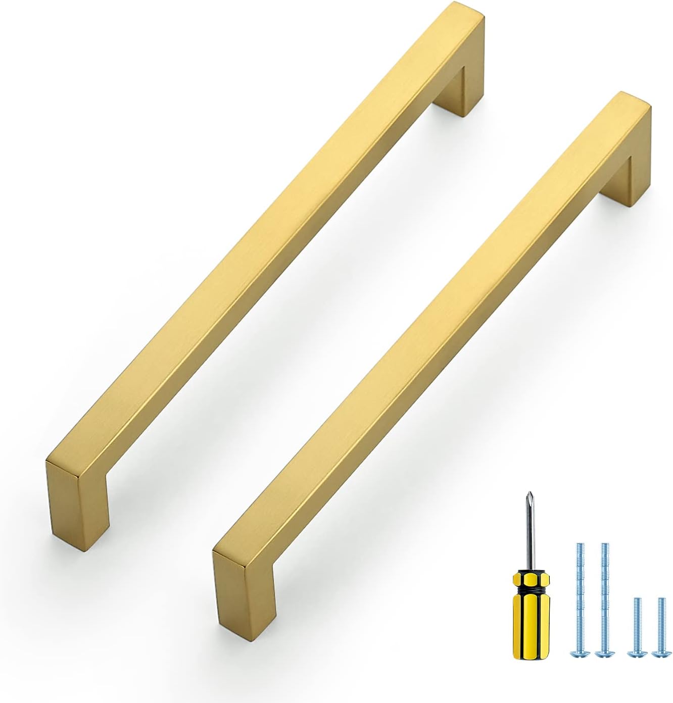 Ravinte 25 Pack Square Cabinet Pulls for Modern Kitchen Style