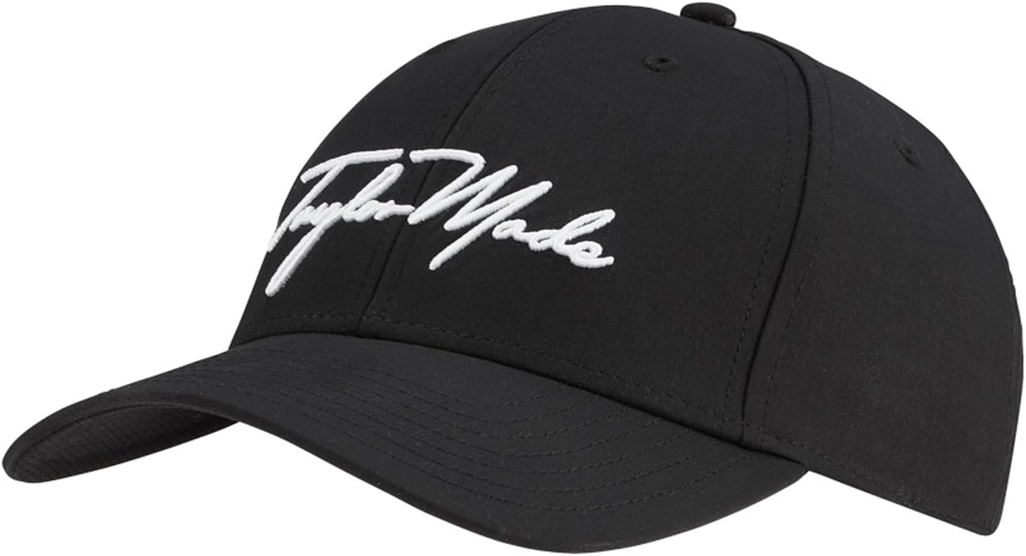 TaylorMade Men's Script Seeker Hat for Ultimate Comfort and Style
