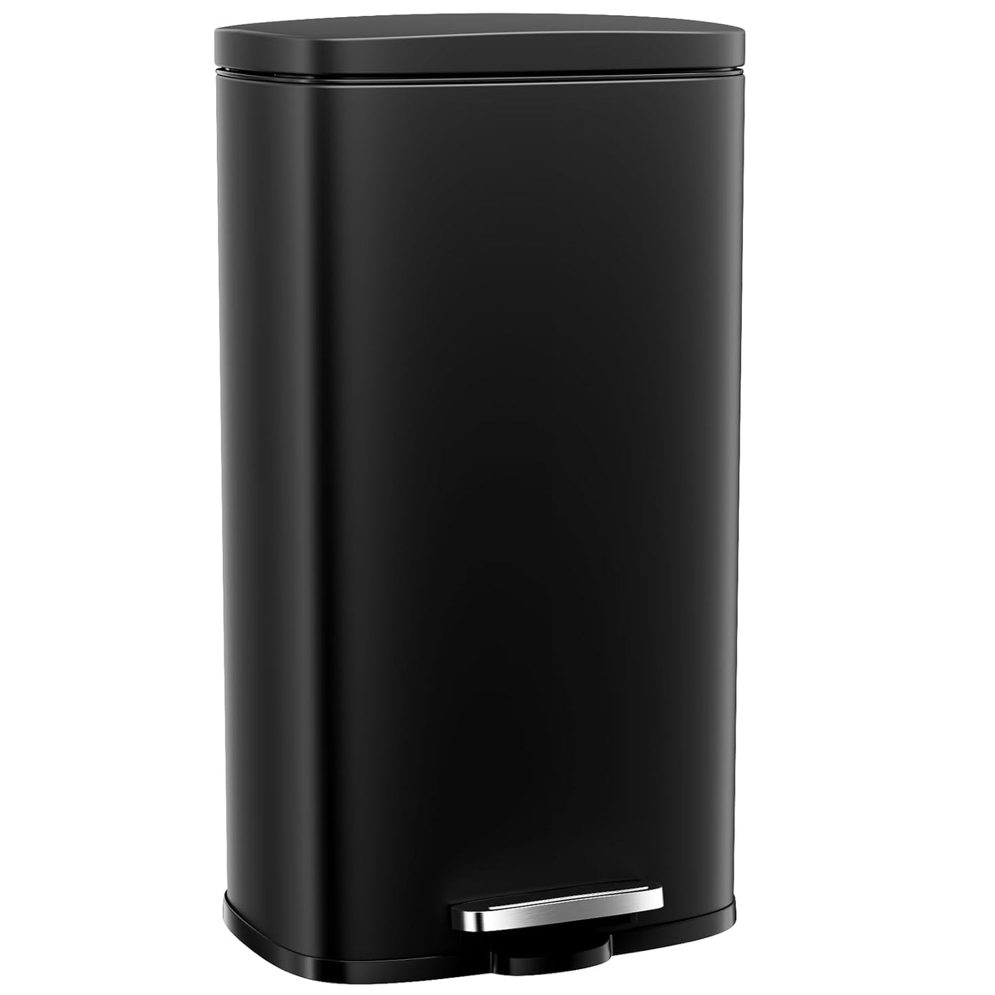 Arlopu 8 Gallon Step Trash Can: Elegant Stainless Steel Bin