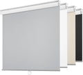 Cordless Free-Stop 100% Blackout Roller Blinds - Grey 58in x 72in