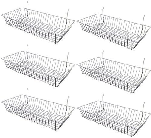 Only Hangers Wire Baskets for Gridwall and Slatwall Storage