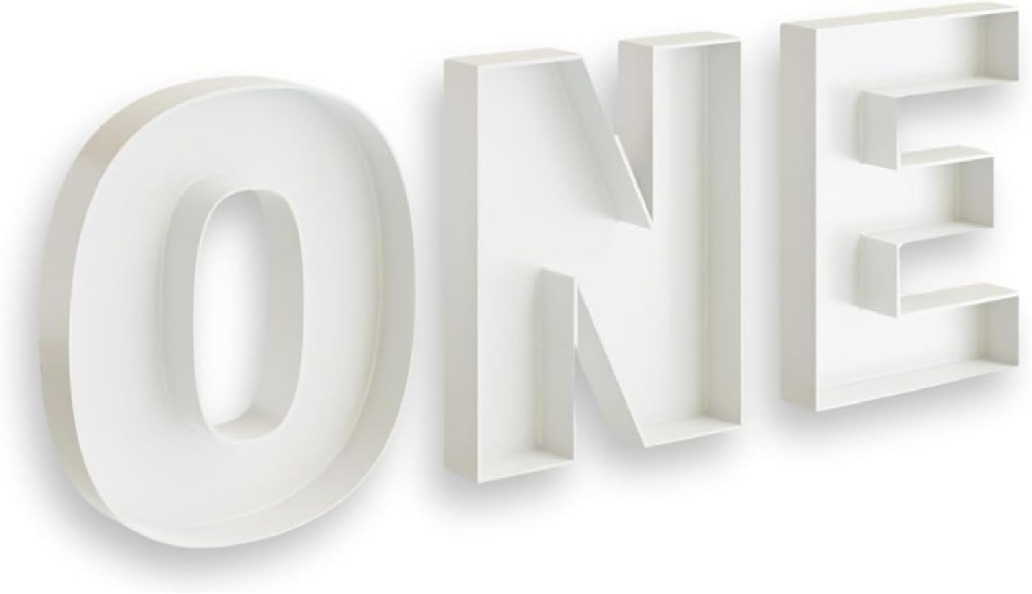 Hard Plastic Reusable Fillable Letters Numbers Serving Trays