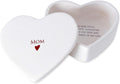 Mother of the Bride or Groom Heart Shaped Jewelry Keepsake Box