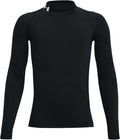 Under Armour Boys' HeatGear Mock Long Sleeve for Ultimate Comfort