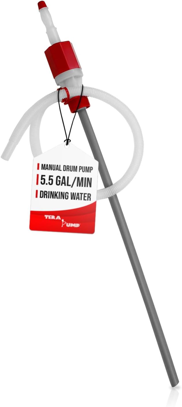 TERA PUMP 55-Gallon Drum Pump for Emergency Water Transfer