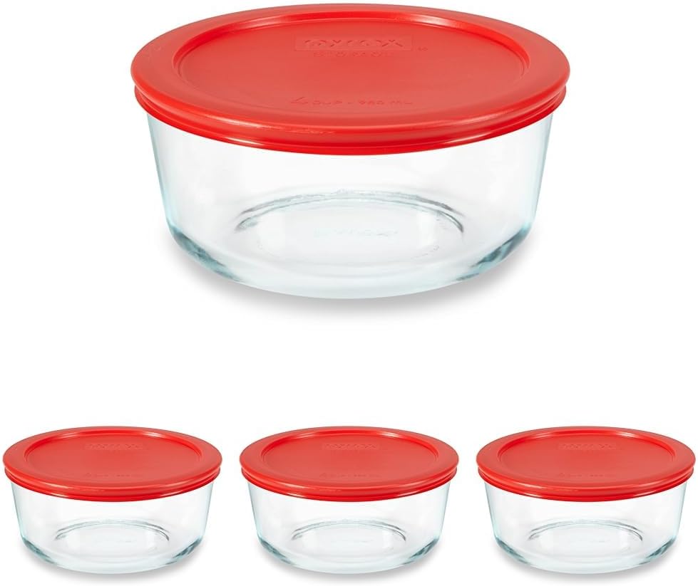 Pyrex Simply Store Glass Food Storage Containers for Freshness