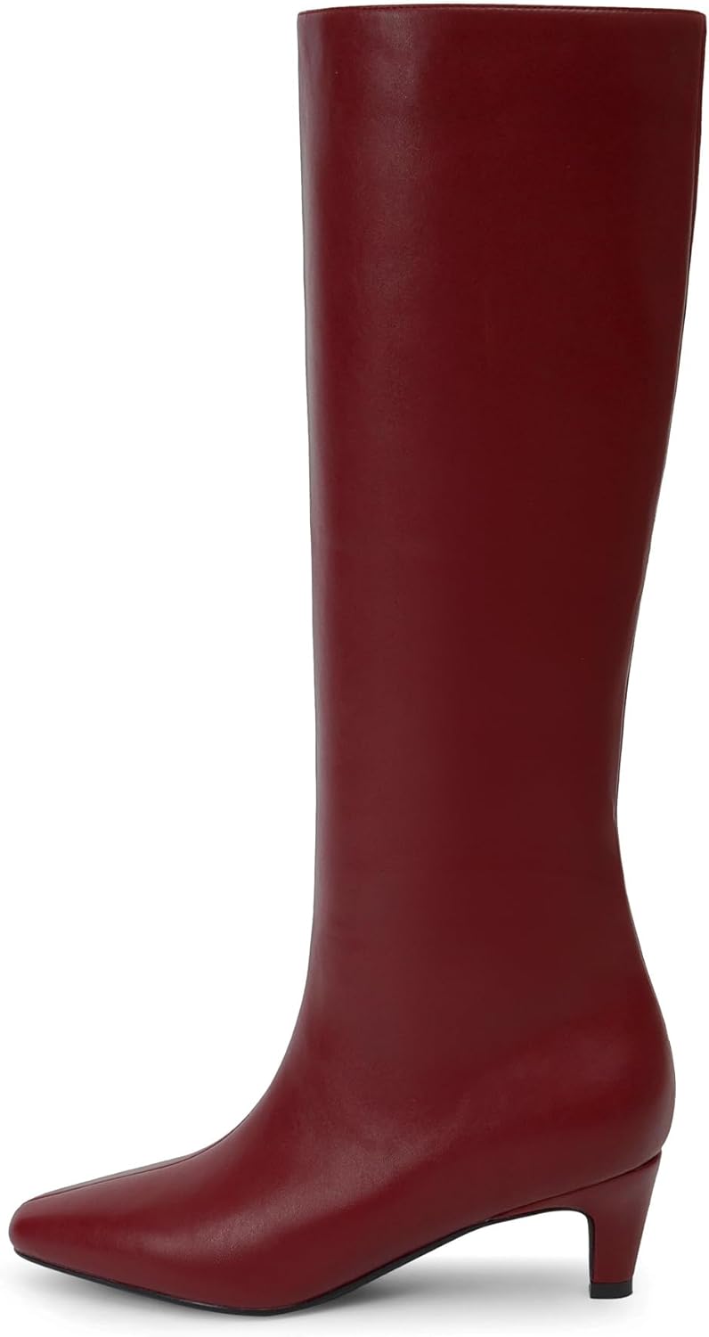 Stylish Kitten Heel Knee High Boots for Women by Modatope