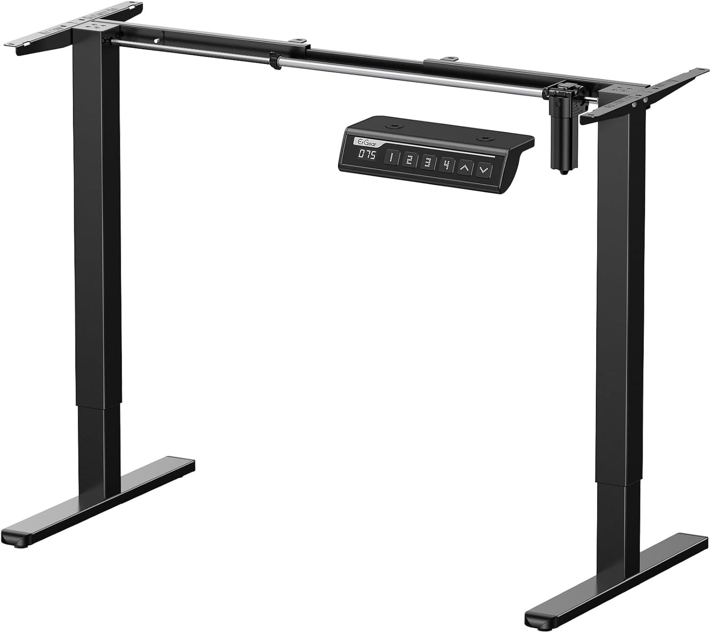 ErGear Electric Stand Up Desk Frame - Height Adjustable & Ergonomic - Black