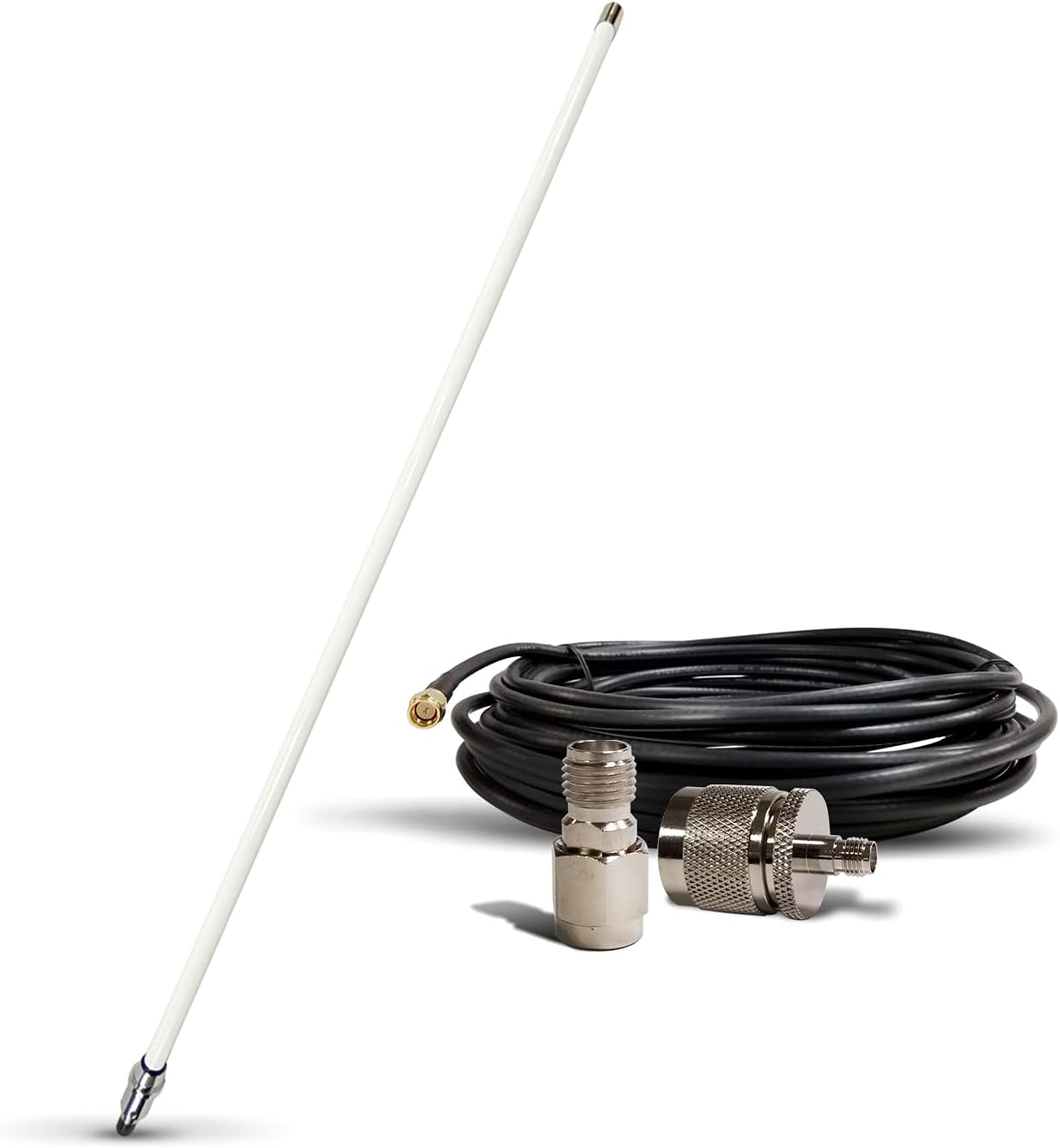 915MHz 8dBi Gain Omni LoRa Antenna with 20ft Cable for IoT