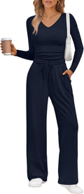 Trendy Queen 2 Piece Lounge Set for Women - Comfortable Fall Two Piece
