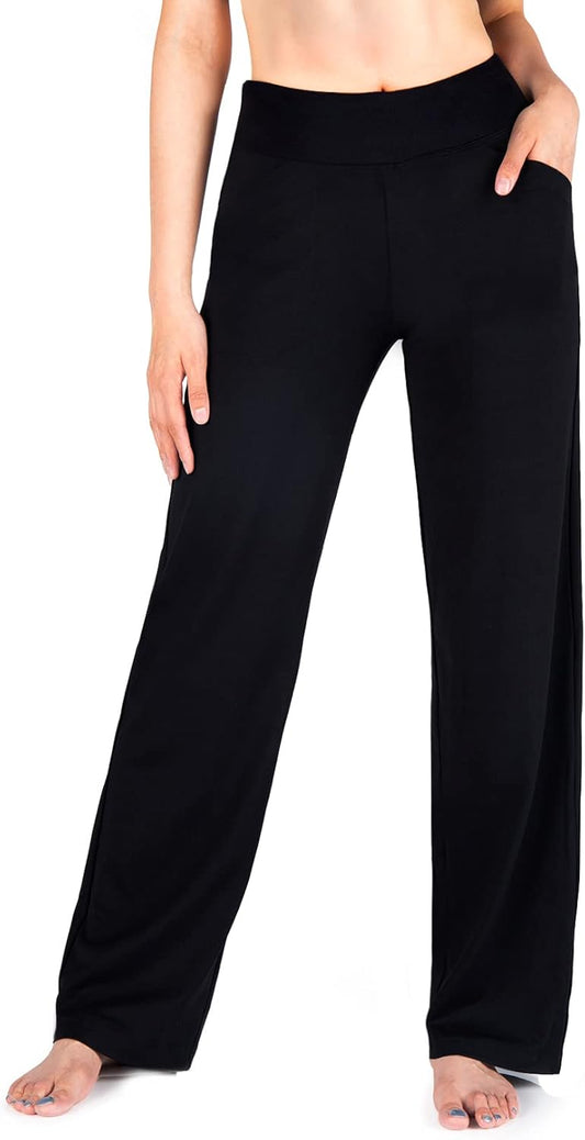 Yogipace Women's Straight Leg Loose Fit Yoga Pants for Comfort