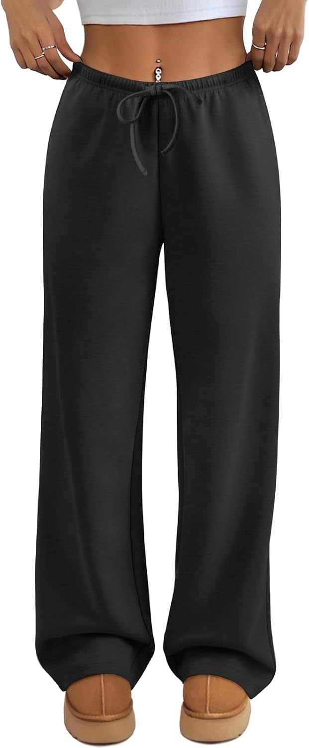ATHMILE Womens Wide Leg Barrel Pants for Trendy Fall Fashion