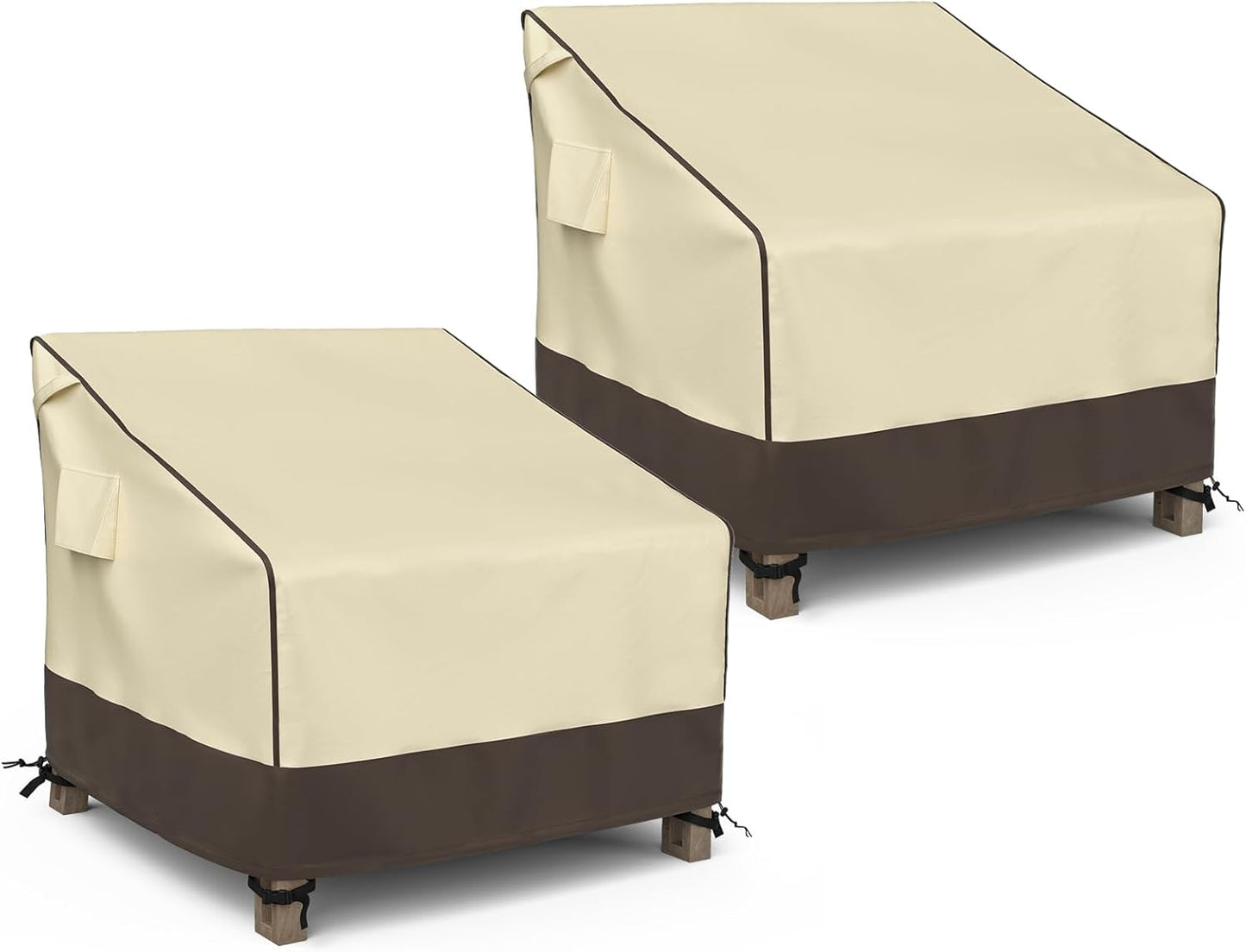 MR. COVER Patio Chair Covers Waterproof for Rocking Chairs