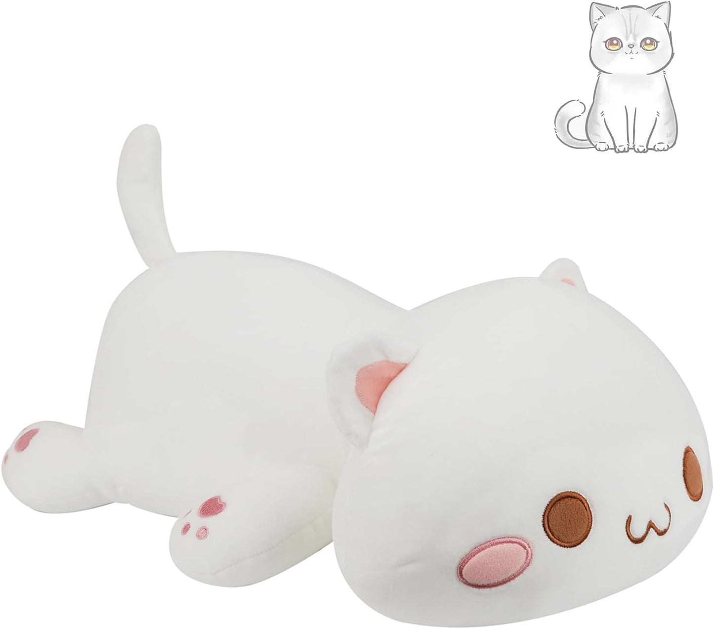 Soft 13.7 Kawaii Cat Plush - Perfect Gift for Kids!