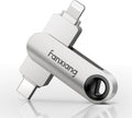 64GB Flash Drive for iPhone/iPad - 2-in-1 Photo Stick - External Storage