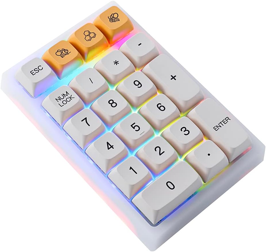 BOYI TD21 Hot Swap Numpad: 21 Keys Mini Keyboard with RGB