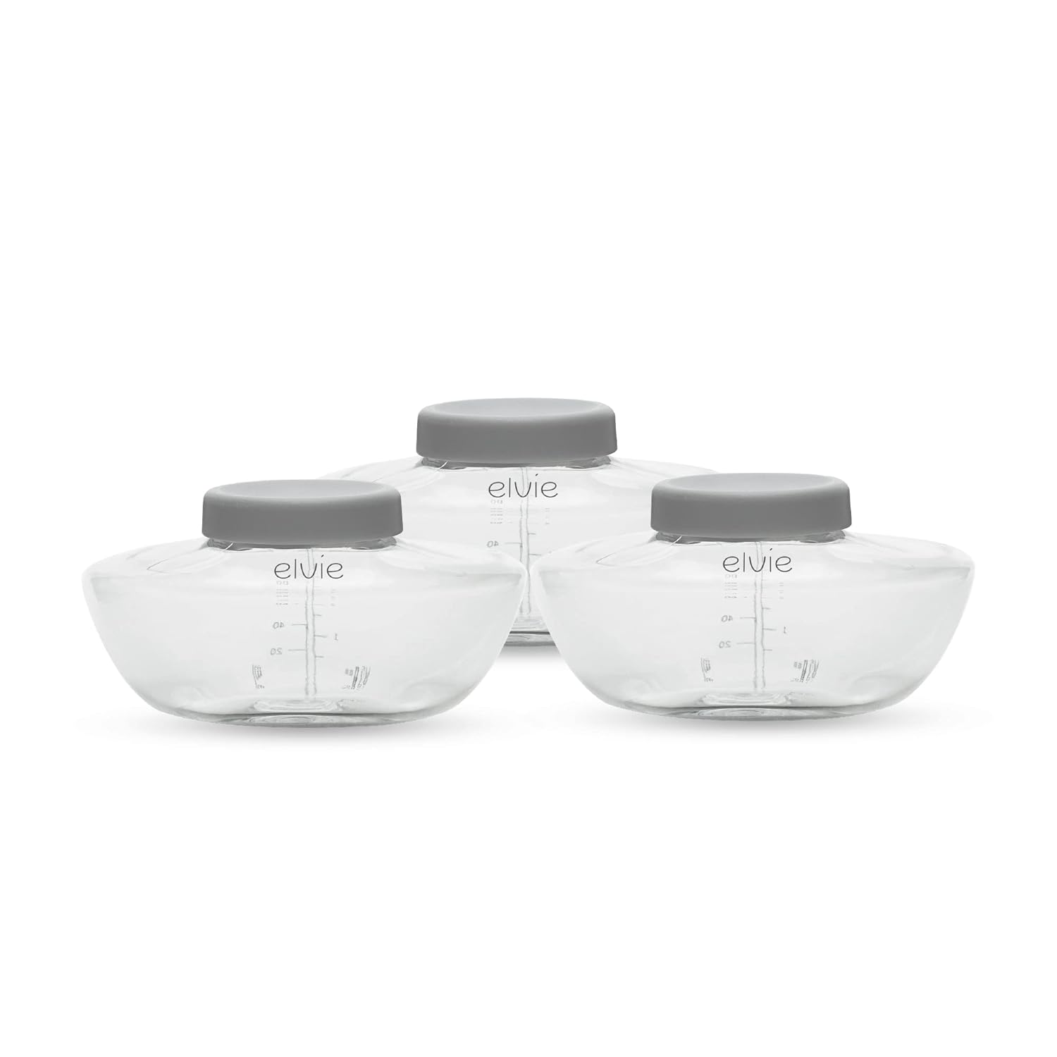 Elvie Pump-Compatible Breastmilk Storage Bottles - 3 Pack