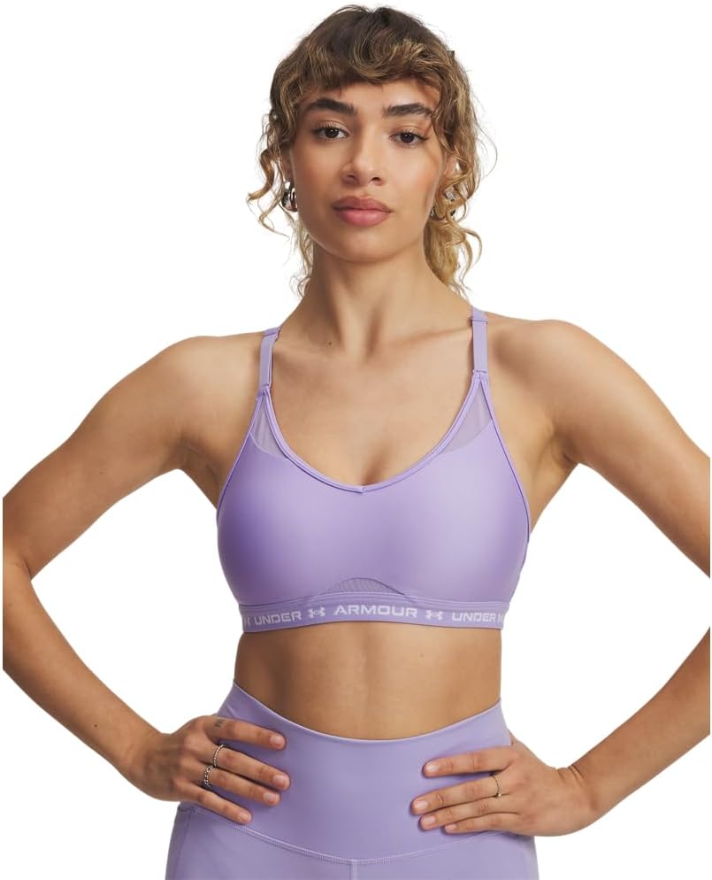 Under Armour Womens Crossback Low Impact Sports Bra for Comfort