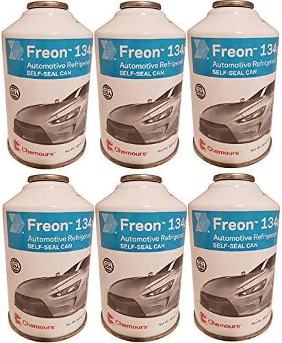 R134a Refrigerant for MVAC Use in 12-Ounce Self-Sealing Container