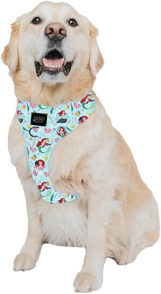 Dog Adjustable Harness - Disney Princess Little Mermaid Ariel XL