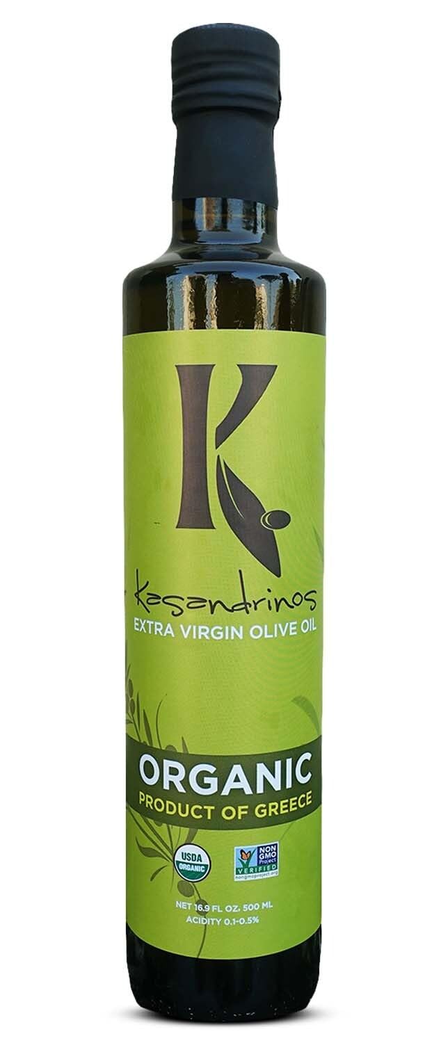 Kasandrinos Organic Extra Virgin Olive Oil for Healthy Cooking