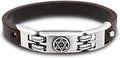 Handmade Adjustable Leather Religious Charm Bracelet for Women