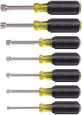 Klein Tools 631 Nut Driver Set, 7-Piece Hollow Shaft - Durable USA