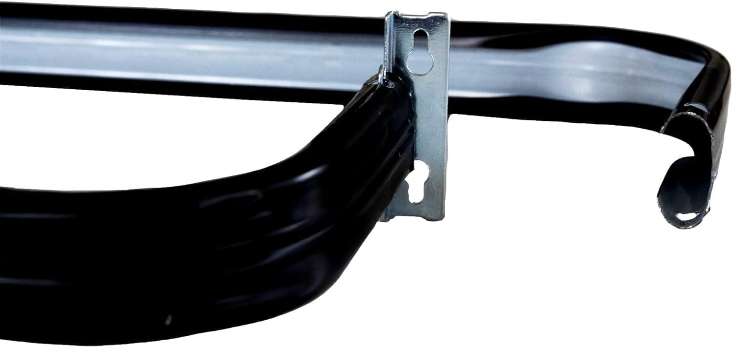 Yafa Home Fashion Heavy Duty Adjustable Curtain Rod 48-84 in Black