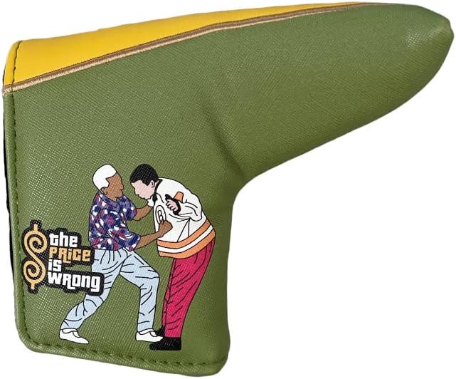 Balanced Co. Funny Golf Putter Headcover with Magnetic Lock