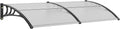 Window Door Awning Canopy 80in x 40in - UPF 50+ Polycarbonate Overhang