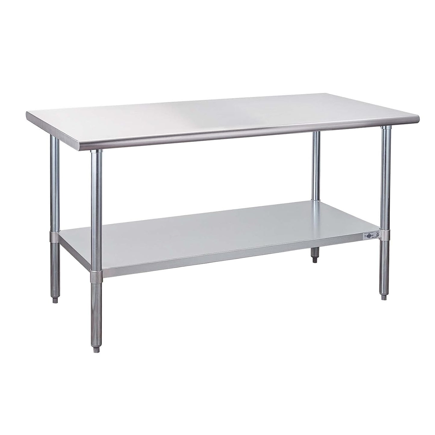 Profeeshaw Stainless Steel Prep Table 60x30 Inch for Kitchen
