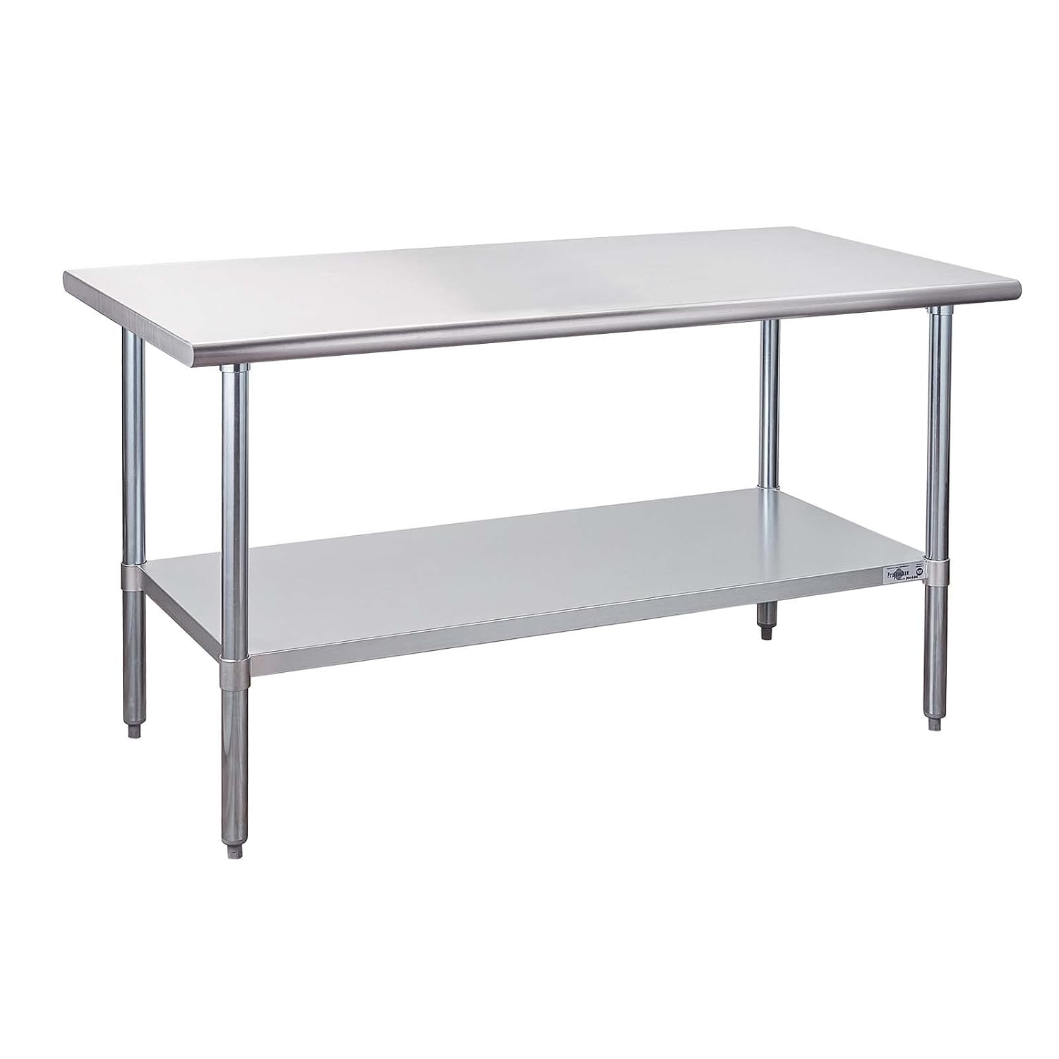 Profeeshaw Stainless Steel Prep Table 60x30 Inch for Kitchen