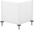 Outdoor Privacy Screens 50in W x 48in H Fence Panels - White