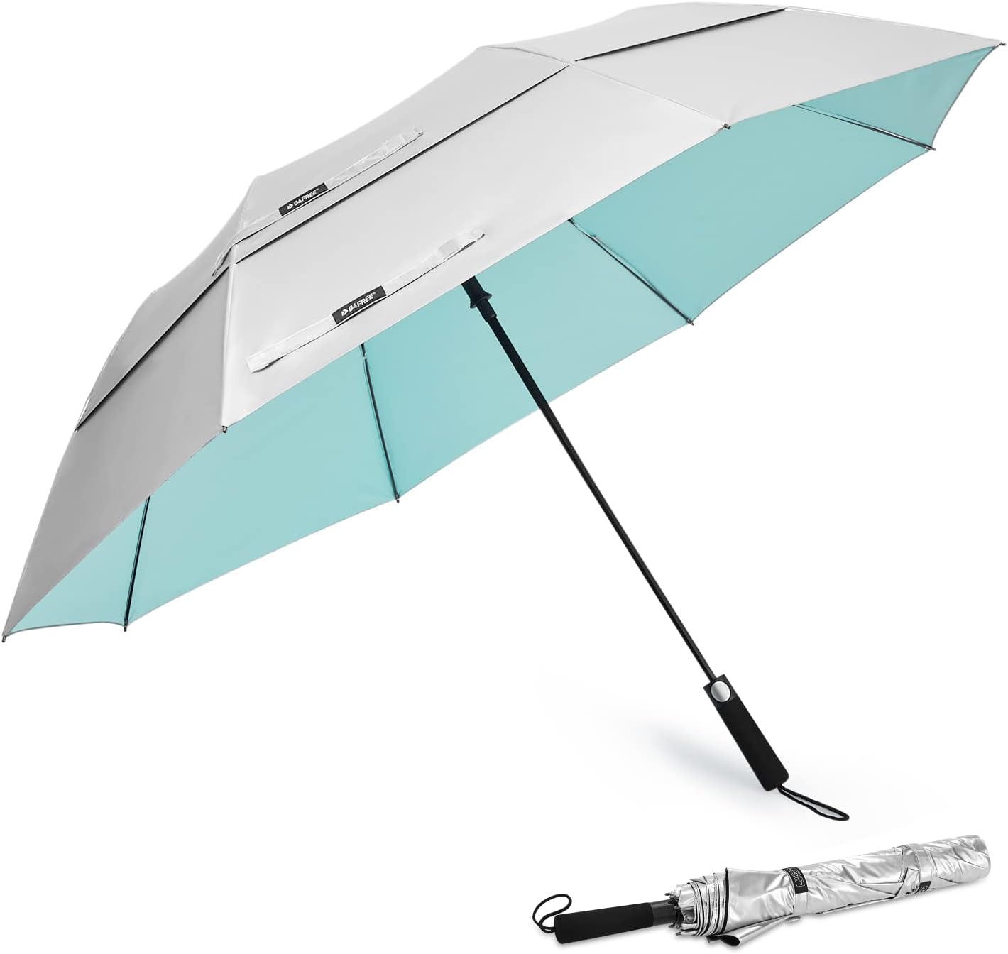 G4Free 62 Inch Portable Golf Umbrella with UV Protection