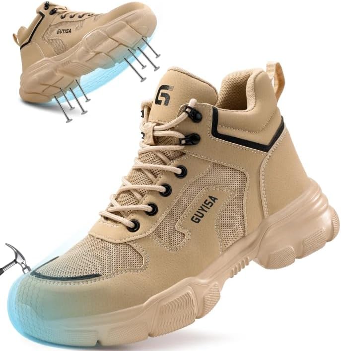 Steel Toe Shoes for Men Women Lightweight Work Safety Sneakers