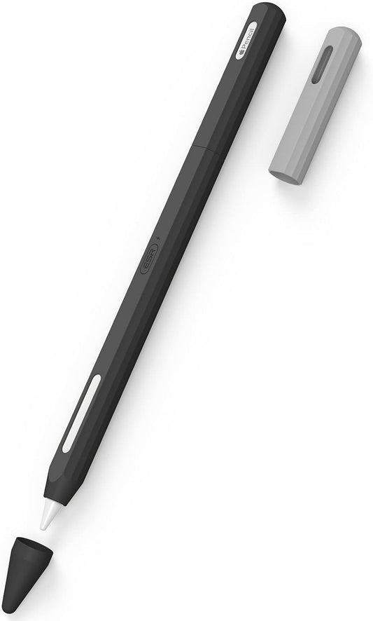 ESR Black Silicone Apple Pencil Case