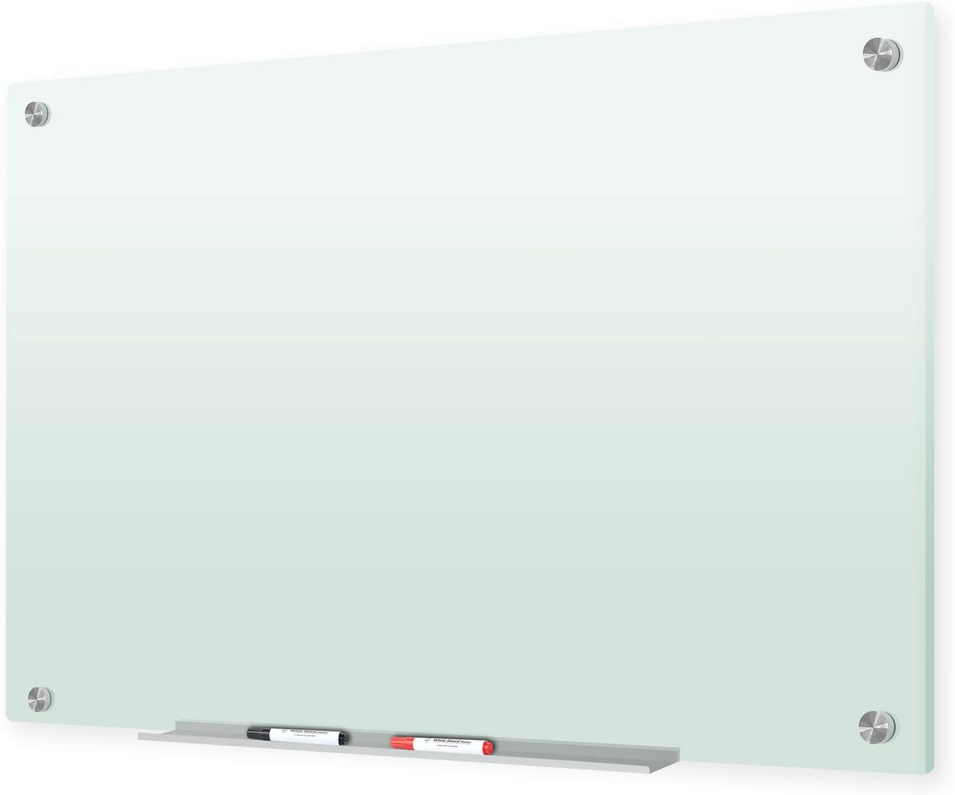 Frosted Glass Dry Erase Board 47 x 35 for Office and Home