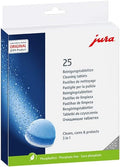 Jura 3-Phase Espresso Cleaning Tablets (25 ct.) - TUV-Certified