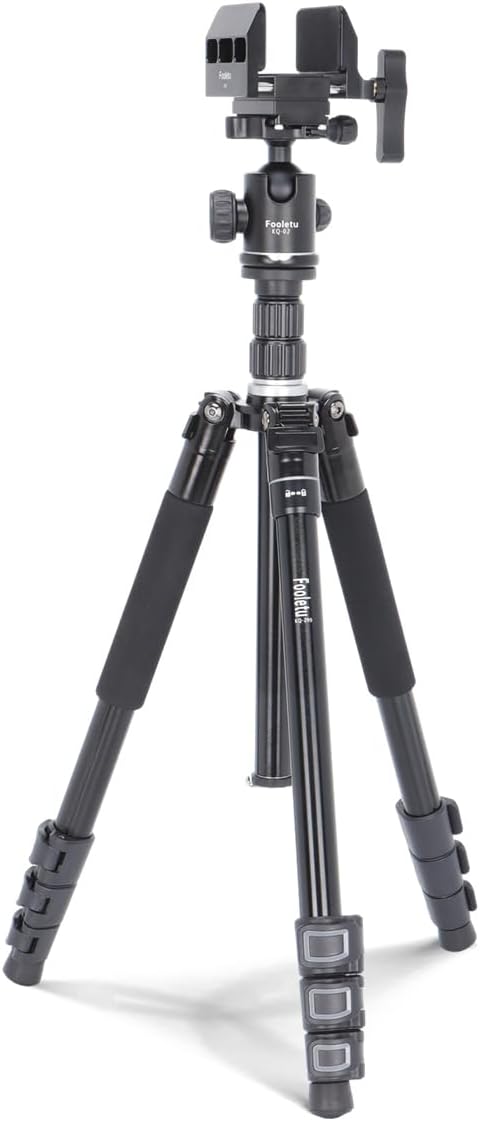 Shooting Tripod with Adjustable Height and 360 Rotate Ball Head