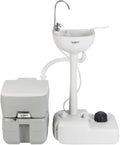 VINGLI Portable Sink and Toilet Combo - Self-Contained Hand Wash
