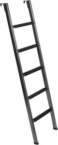 Anti-Slip RV Bunk Ladder 72in Steel Bunk Bed Ladder - Stable 450 lb