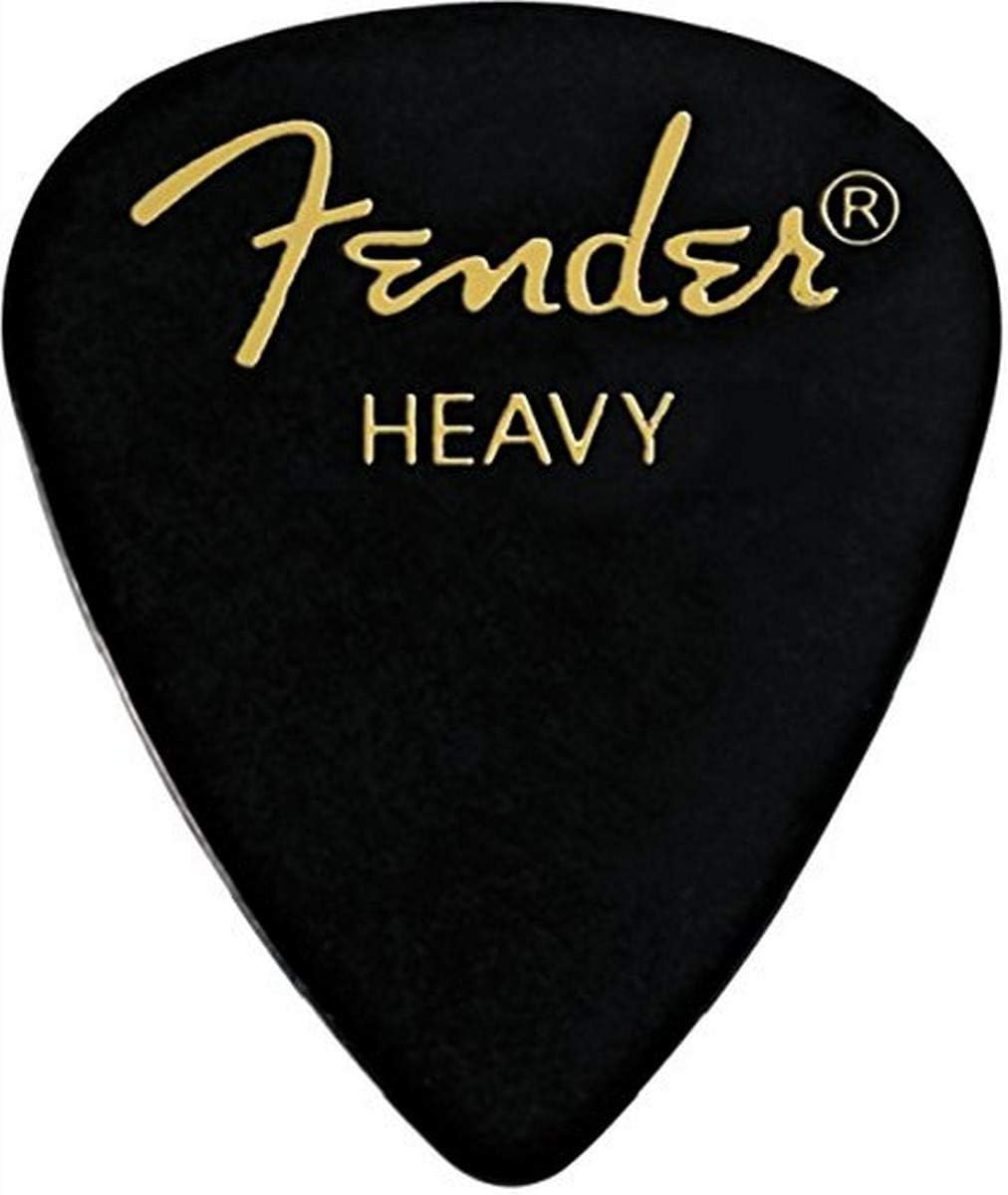 Fender Classic Celluloid Guitar Picks 351 Shape, Heavy 144-Pack