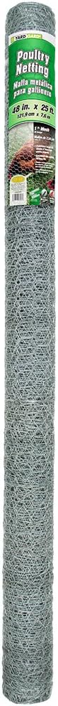 YARDGARD Chicken Wire 1 Inch Mesh 48 in x 25 ft - Durable Garden Fence