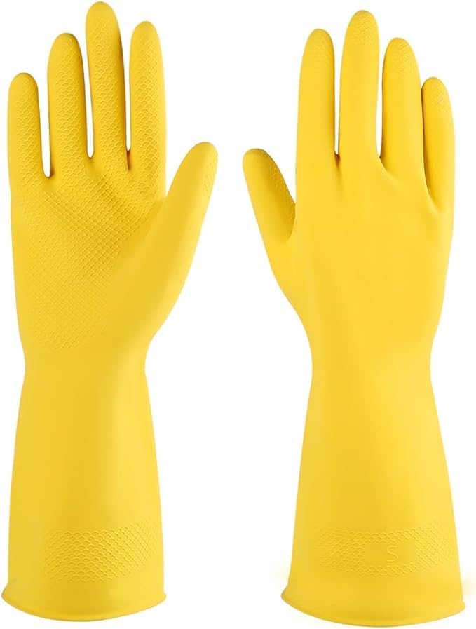 Durable Eco Latex Gloves: Superior Grip (3Pairs)