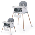 Soobaby 3-in-1 Baby High Chair: Adjustable, Portable & Easy to Clean